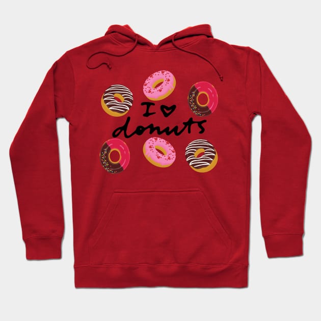 Donut Love Hoodie by Nixart